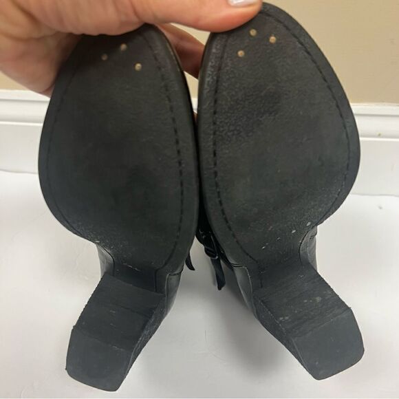 Frye “ Patty riding bootie” black leather boots Sz 8 - Picture 6 of 10